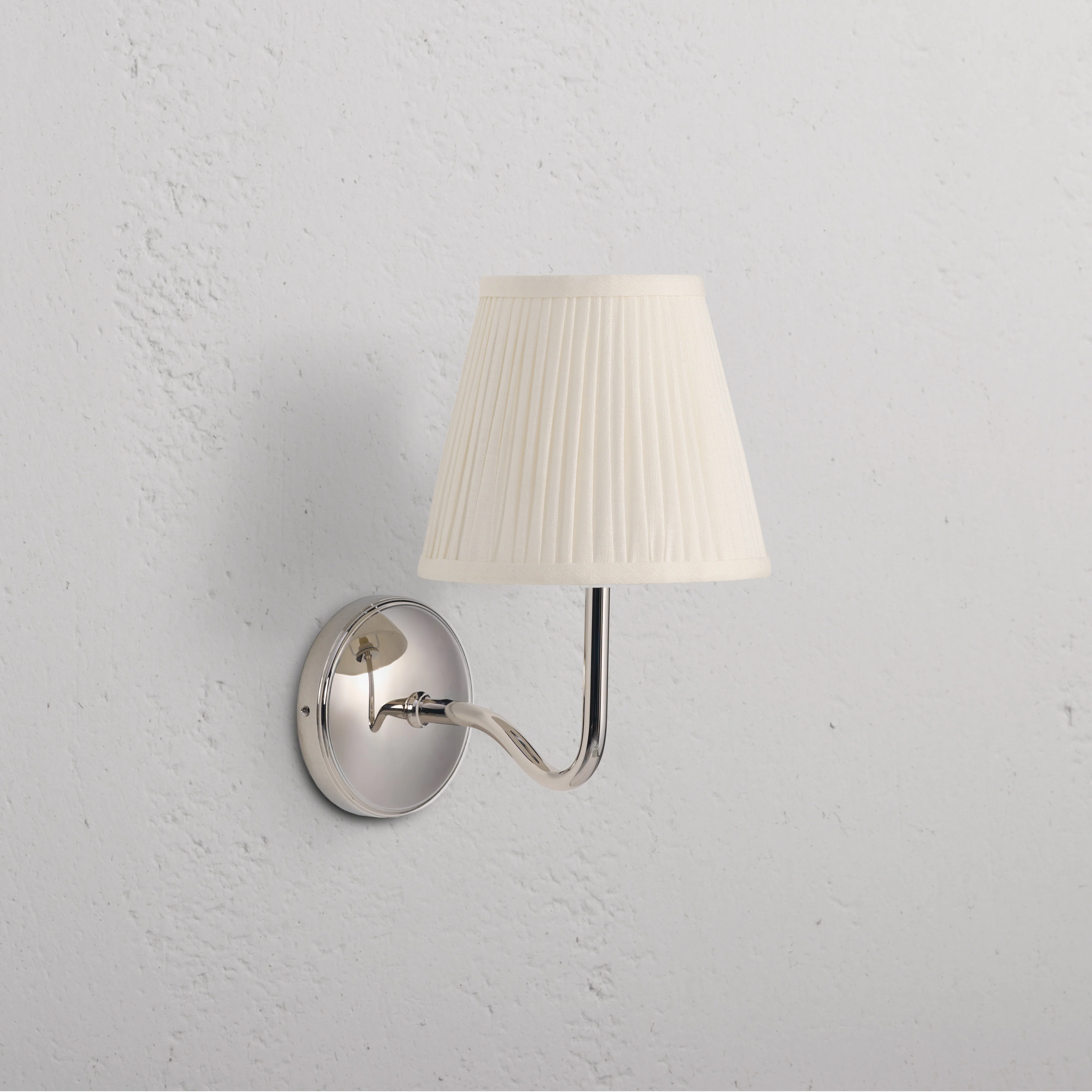 Polished nickel lighting
