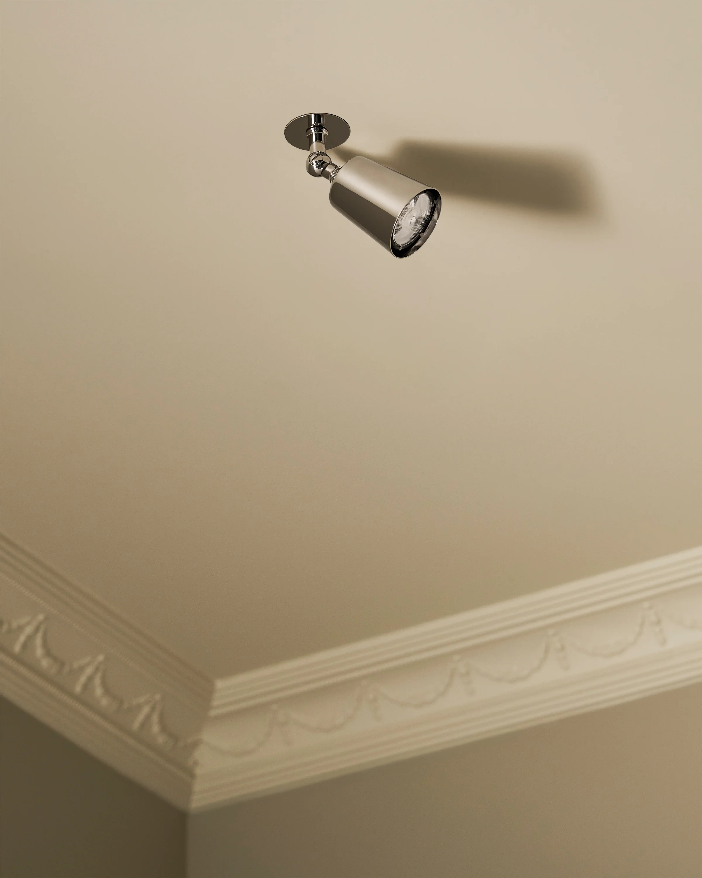 Perryn Single Medium Spotlight - Polished Nickel - Image 4
